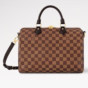 🌺🌺Louis Vuitton Speedy Bandouliere 30 in Damier Ebene🌺🌺